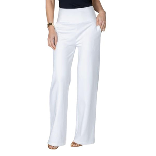 KiraGrace High Waist Wide Leg Ponte Pant