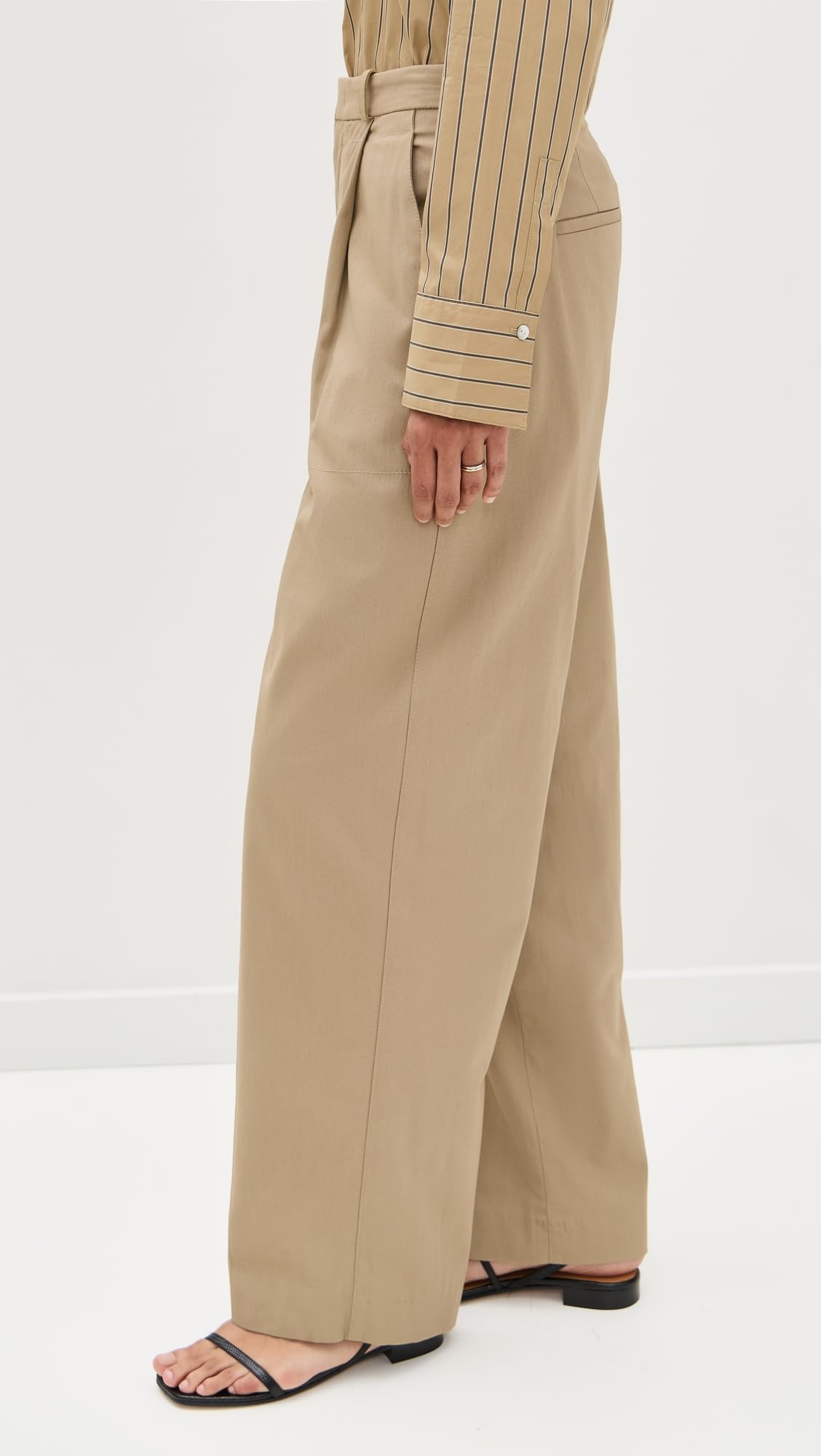 Vince Women's Mid Waist Pleat Front Trousers