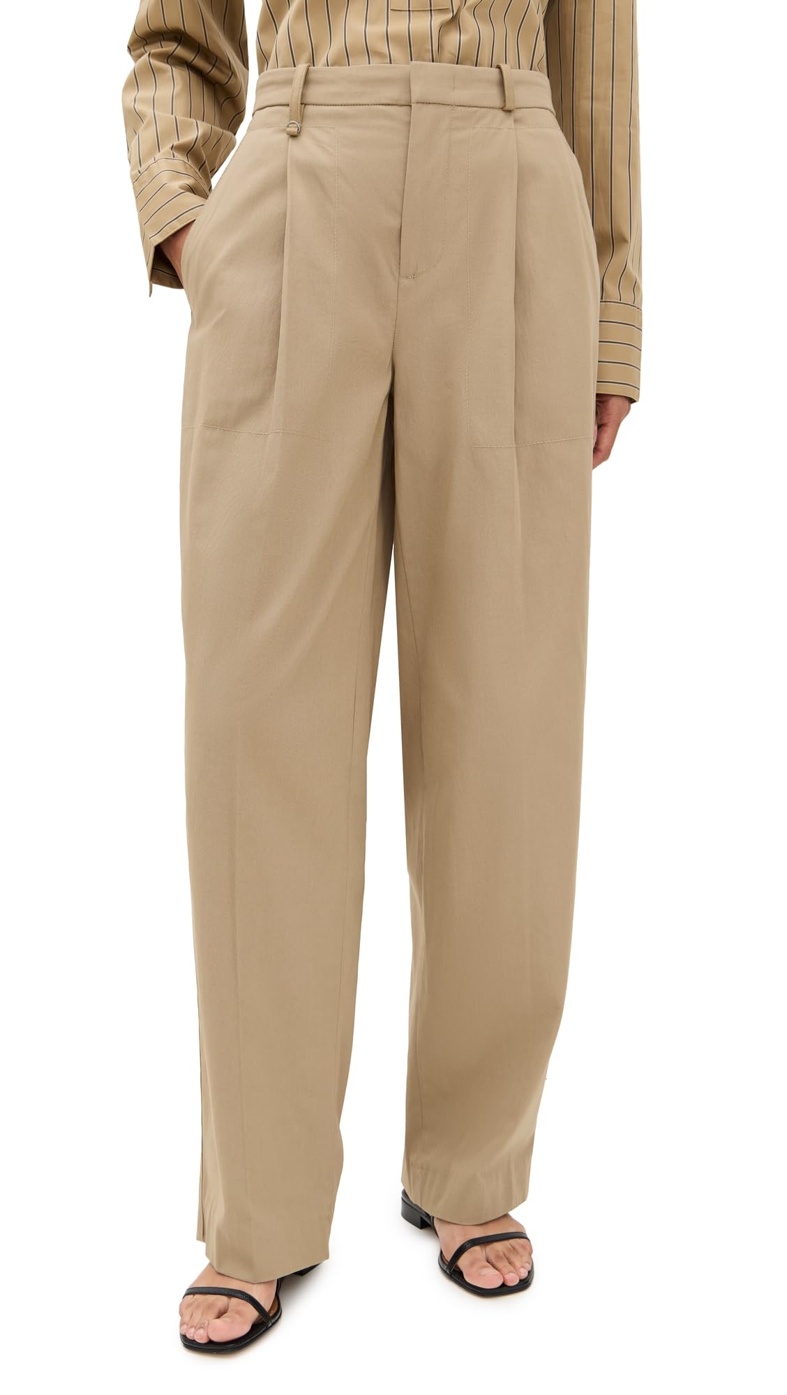 Vince Women's Mid Waist Pleat Front Trousers