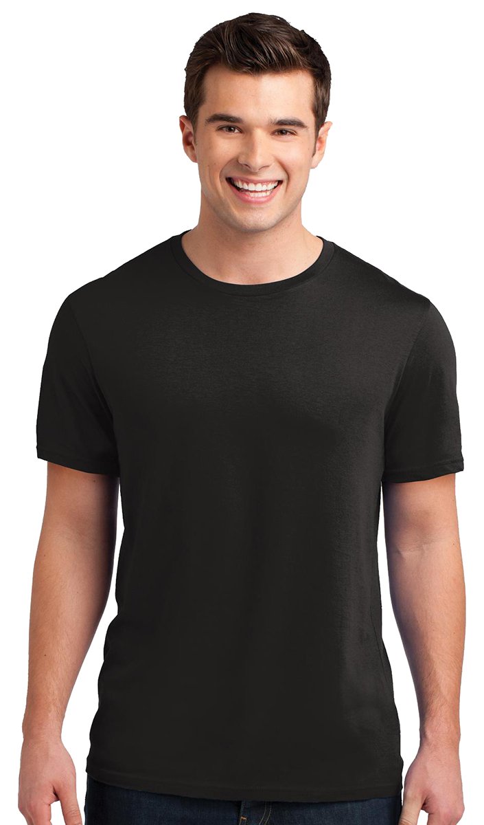 District Men's Young Vintage Wash Crew Tee XS Black