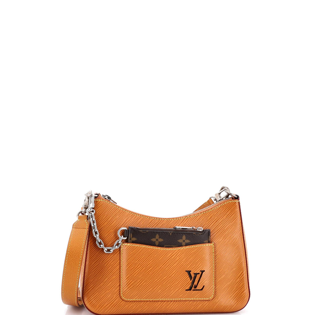 Louis Vuitton, Pre-Loved Marelle Handbag Epi Leather, Brown