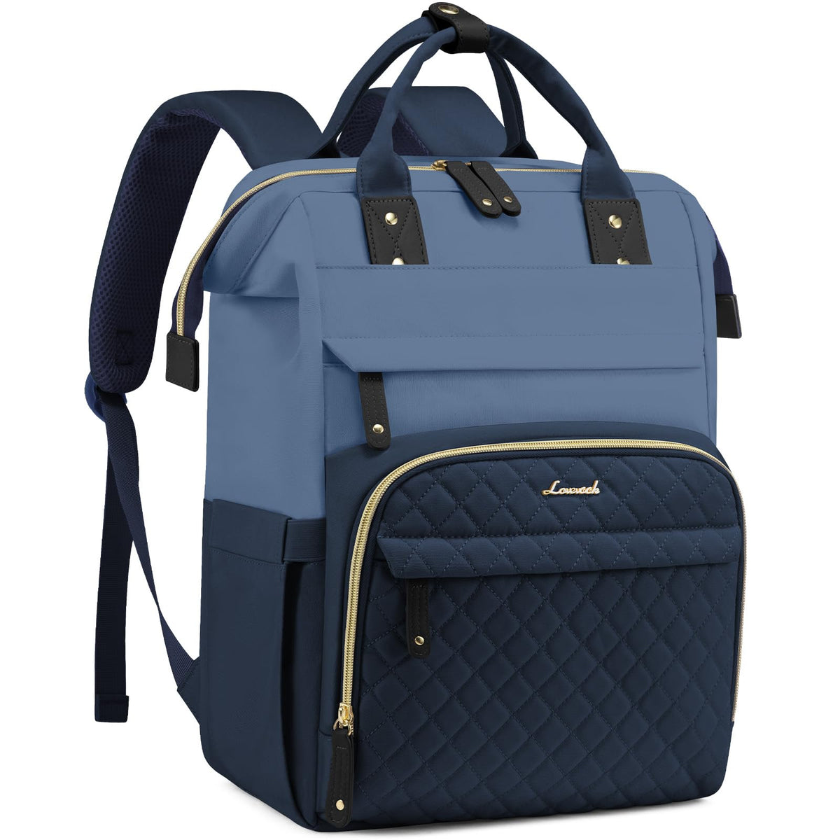 LOVEVOOK Laptop Backpack Women Quilted Teacher Nurse Work Backpack Purse