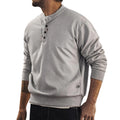 Anybird Men's Henley Shirts Long Sleeve 4-Button T-Shirt Casual Pullover Shirt Basic Tops with Pockets