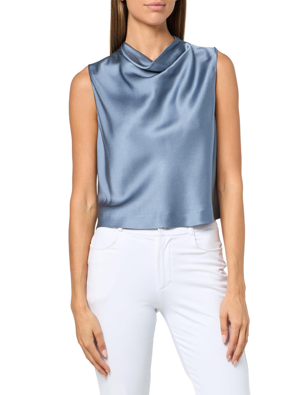Vince Women's Cropped Cowl Neck Top