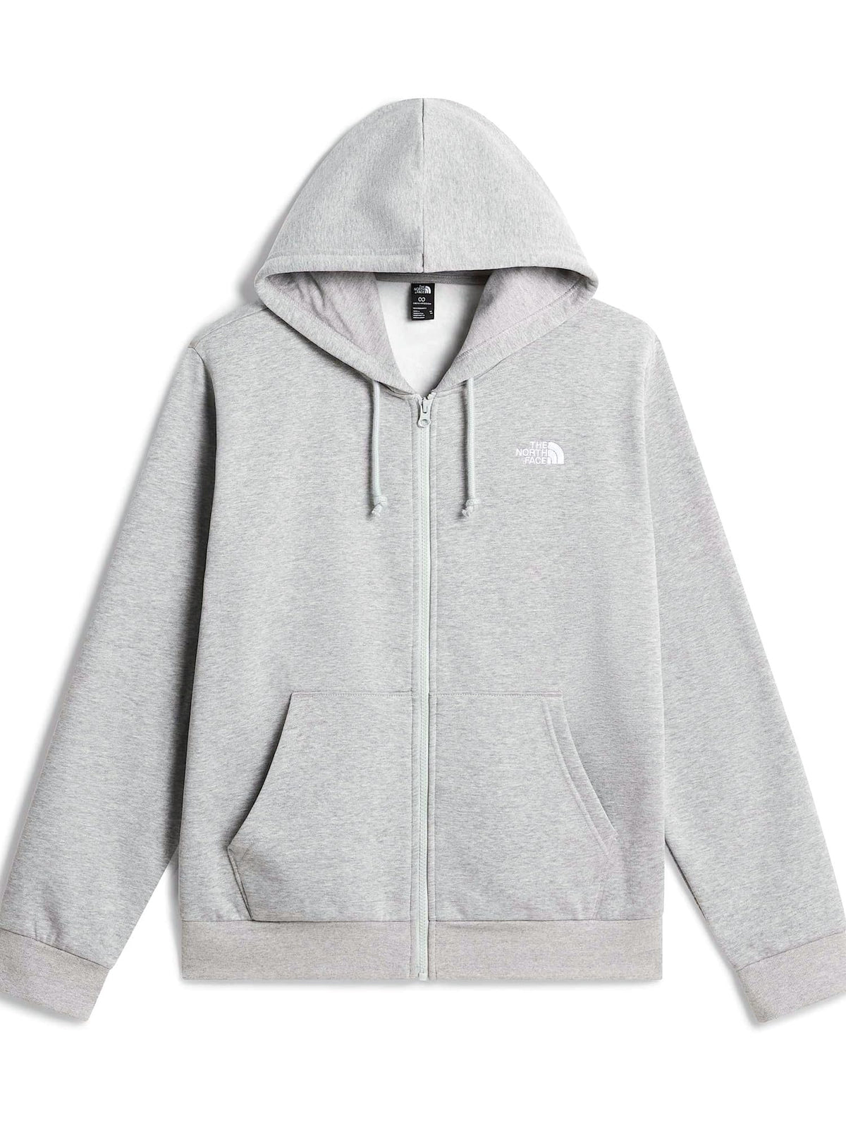THE NORTH FACE Men's Evolution Simple Dome Full Zip Hoodie | 2 Piece Hood With Adjustable Drawcord, Classic Logo
